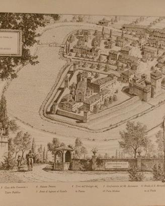 VEDUTA DI SAN FELICE s.P. (MO) - INIZIO XVIII SEC.