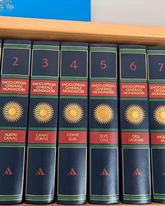 Enciclopedia generale Mondadori  Edizione 1986