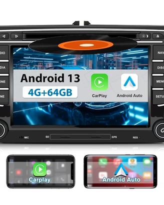 Autoradio 7" 2 Din (4+64GB) con SIM 
