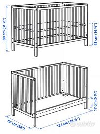 Culla ikea modificata