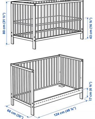 Culla ikea modificata