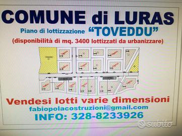 Lotti edificabili Luras