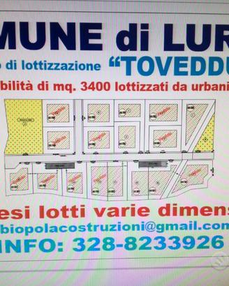 Lotti edificabili Luras
