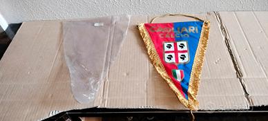 Gagliardetto Vintage Da Collezione Cagliari Calcio