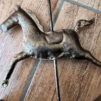 Cavallo a Dondolo Vintage Artigianale in Metallo