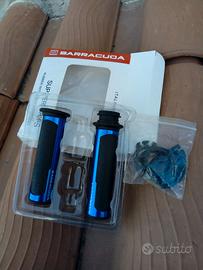 manopole moto Barracuda ergal blu