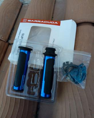 manopole moto Barracuda ergal blu