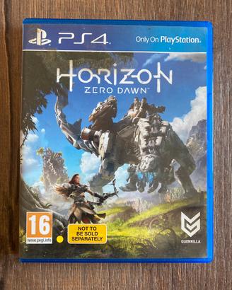 Horizon zero dawn PS4
