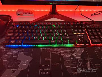 tastiera GX trust e mouse vguard 