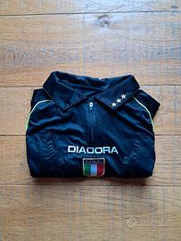 Maglia arbitro AIA FIGC Diadora vintage nera