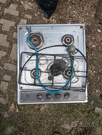 Piano cottura a gas 4 fuochi Philips + Forno elett