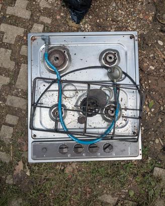 Piano cottura a gas 4 fuochi Philips + Forno elett