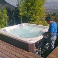 Jacuzzi per esterno riscaldata