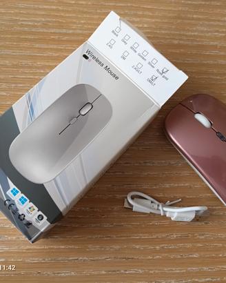 Mouse ricaricabile wifi e bluetooth come nuovo