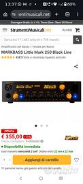 MARKBASS Little Mark 250 ,Nuovo mai aperto!

