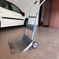 Carrello portapacchi in acciaio