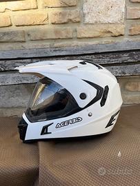 Casco acerbis con doppia visiera