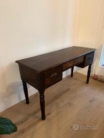 scrivania in legno massello