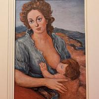 Fotolitografia di Aligi Sassu  “Maternità “