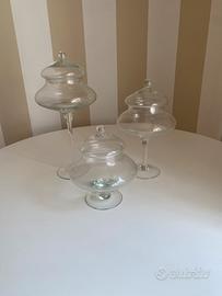 Alzatine in vetro.Posso venderle singolarmente.