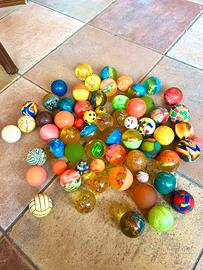 Lotto 60 Palline Rimbalzanti vintage anni 90/2000