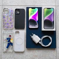 iPhone 14 Blue Midnight 128 GB + accessori