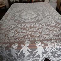 antica tovaglia rettangolare 