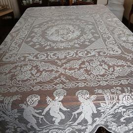 antica tovaglia rettangolare 