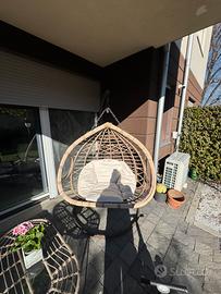 OVETTO/DONDOLO DOPPIO DA GIARDINO