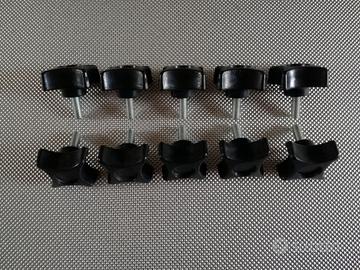 Viti serraggio con manopola a croce