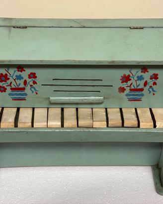 Pianoforte gioco musicale in legno vintage