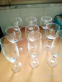 Set bicchieri di cristallo Bohemia