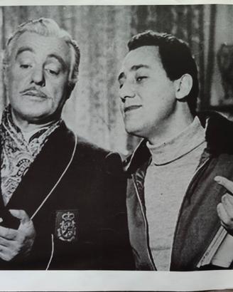 Lotto 4 stampe vintage Icone cinema italiano Totò,