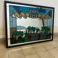 Specchio pubblicitario liquori Stock - Vintage