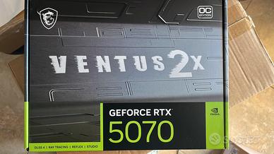 Scheda video RTX 5070 OC MSI Ventus 2x