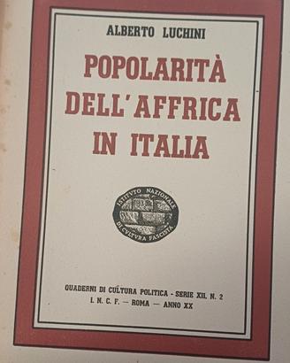 Libri civiltà fascista del 1941