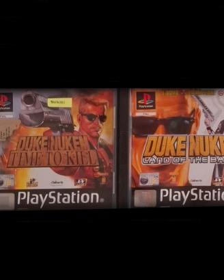 Duke Nukem: 1 Land of the babes 1 Time to kill PS1