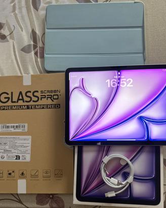 iPad Air 11 chip M3 128GB Viola+caricatore origina