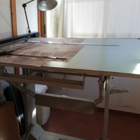 Tavolo vintage da disegno bieffe