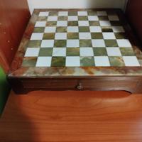 Scacchi vintage in marmo collezione 