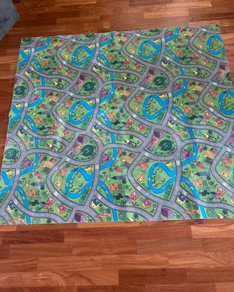 Tappetino per bambini con pista stradale