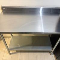 Tavolo lavoro gastronomia acciaio