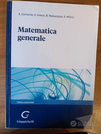 Matematica generale - Corrente, Greco, Matarazzo