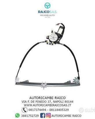 Alzavetro Elettrico Anteriore Fiat Panda dal 2003