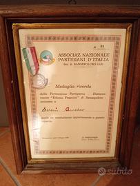attestato ufficiale ANPI 