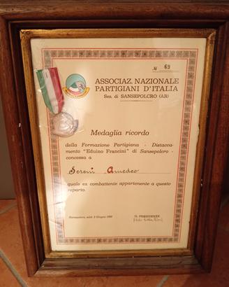 attestato ufficiale ANPI 