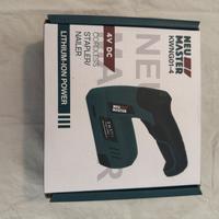 NEU MASTER Sparachiodi a Batteria, 2-in-1 4V nuovo