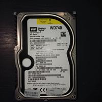 HDD Hard disk WD740 Raptor Wetern Digital