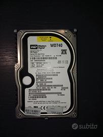 HDD Hard disk WD740 Raptor Wetern Digital