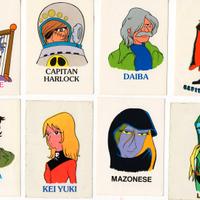 Figurine adesive 'capitan harlock' 1979